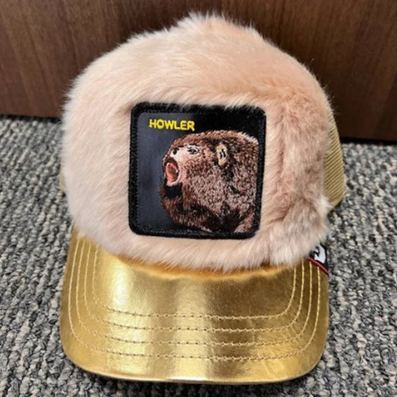 Goorin Farm Trucker Baseball Snapback Hat Howler Outside Voice Monkey Ape Baboon